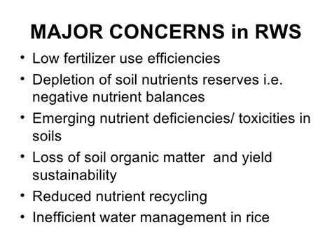 Nutrient And Water Management In Rice Wheat Cropping System