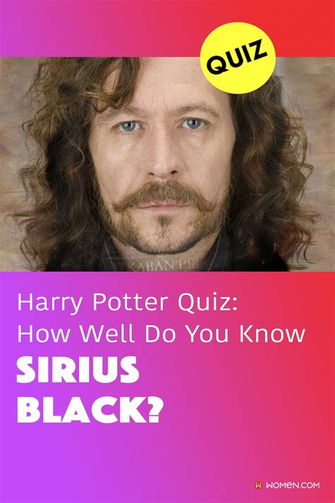 Harry Potter Quiz How Well Do You Know Sirius Black Artofit