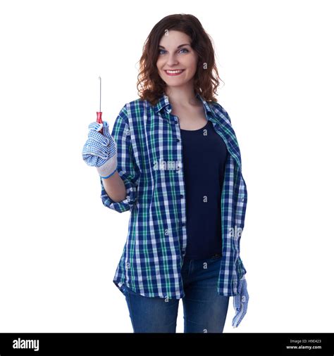 Young Woman In Casual Clothes Over White Isolated Background Stock