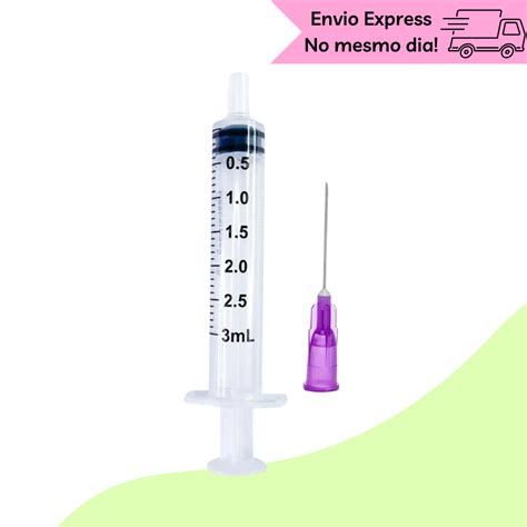 Seringa E Agulha Intramuscular - 100 Seringas de 3ML Luer Lock (Rosca) + Agulhas Intramuscular 20x0,55mm ...