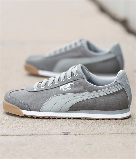 Puma Waxed Shoe Grey Puma Silver Mens Puma Shoes Sneakers Men Fashion Shoes Mens