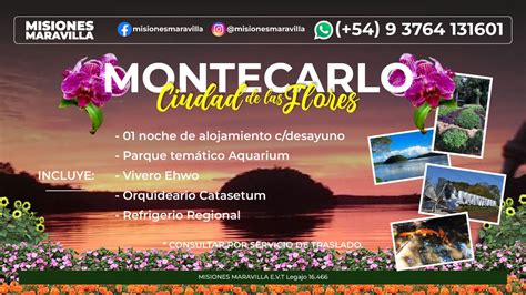 Descubrí la belleza natural de Montecarlo con Misiones Maravilla EVT