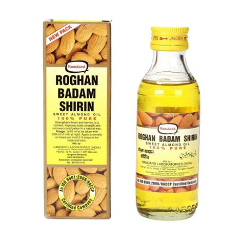 Hamdard Badam Rogan Oil Shirin Hamdard Almond Oil For Hair