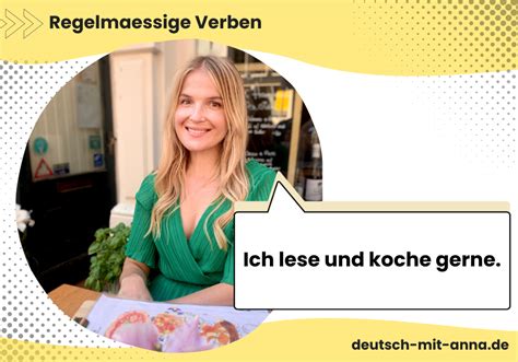 Regelmäßigen Verben im Deutschen Erklärung Übungen