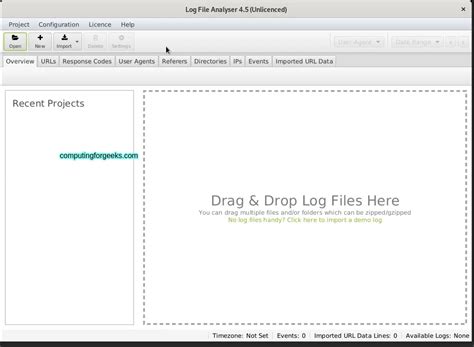 Analyze Nginx Apache Logs Using Seo Log File Analyser Computingforgeeks