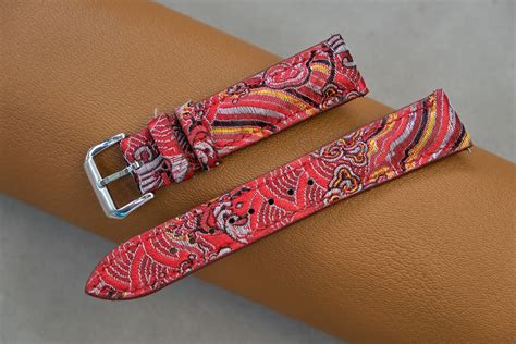 Fabric Watch Strap Handmade Watch Strap Vintage Watch Strap Etsy