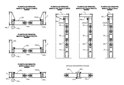 Door Frame Sections And Installation Drawing Details Dwg File Cadbull Images And Photos Finder