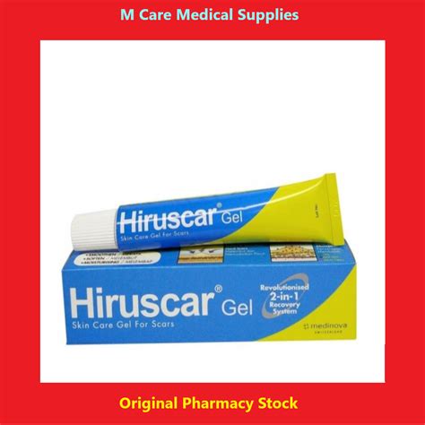 hiruscar gel   scars shopee malaysia