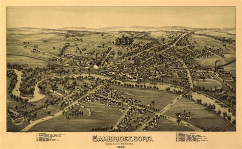 Historic Map - Cambridge Springs, PA - 1895 | World Maps Online