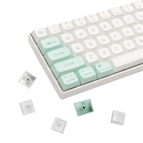 Amazon In Buy Jolintal Keys White Green Keycaps Pbt Light Blue