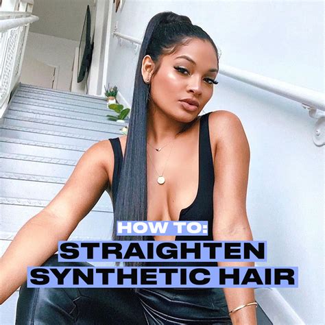 How To Straighten Synthetic Hair Insert Name Here