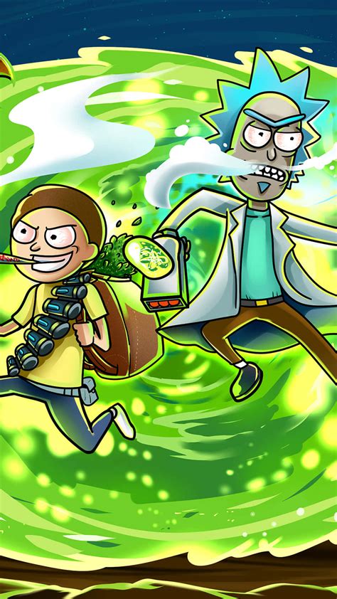 100 Rick And Morty Portal Wallpapers