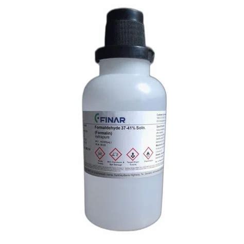 Ml Finar Formaldehyde Solution For Surface Disinfectant Liquid At