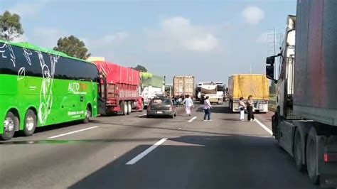 Cierre De La Autopista México Puebla Hoy 8 De Agosto De 2024 Manifestantes Vuelven A Colocar