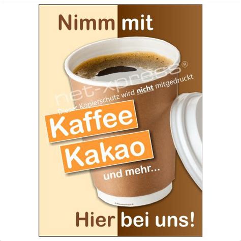 Plakat Coffee To Go Net Xpress De