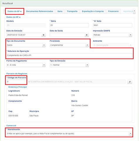 Nota Fiscal Complementar 2 ICMS ICMS ST Ou IPI CRISVILAND