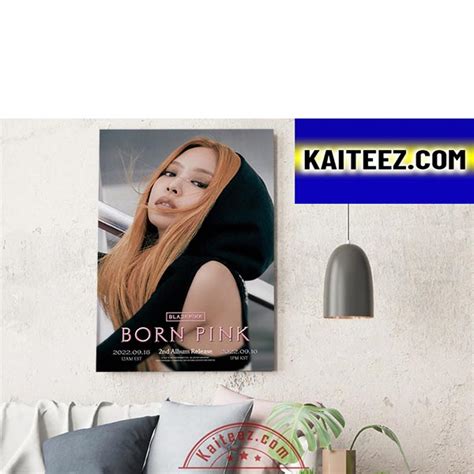 Born Pink Album Jennie Blackpink Concept Poster Decorations Poster