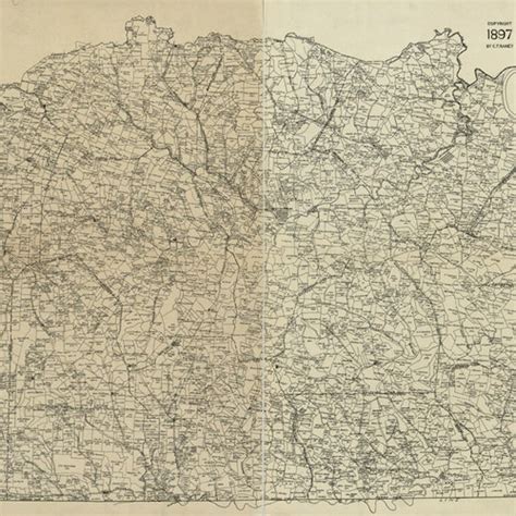 1865 Mcconnells Map Of Greene County Pa Etsy