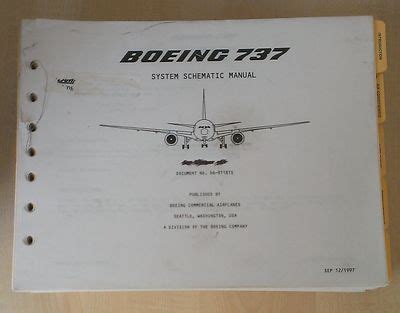 Boeing System Schematic Manual Approx Pages Tab