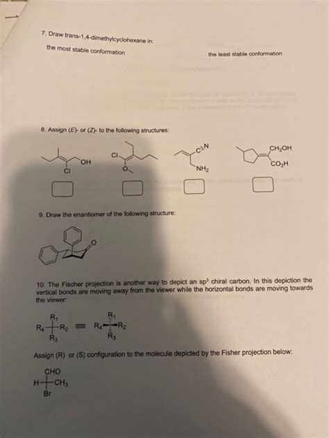 Solved Draw Trans Dimethylcyclohexane In The Most Chegg