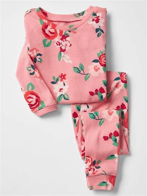 Gap Pretty Floral Sleep Set Baby Kids Clothes Girls Pajamas Baby