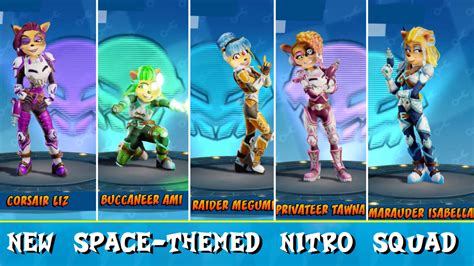 CTR-Nitro Fueled: New Nitro-Squad Space-skins pt2 by gtone339 on DeviantArt