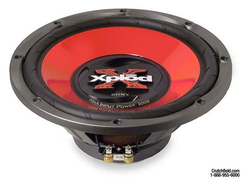 Sony Xs L1236 Single 12 Sub 12 4 Ohm Component Subwoofer Features