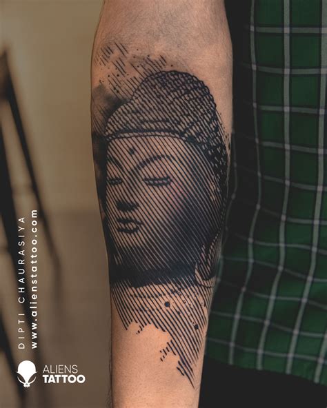 Buddha Face Tattoo Designs Gallery