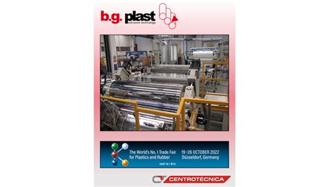 Tecnología de extrusión de BG Plast en la K 2022 Plástico