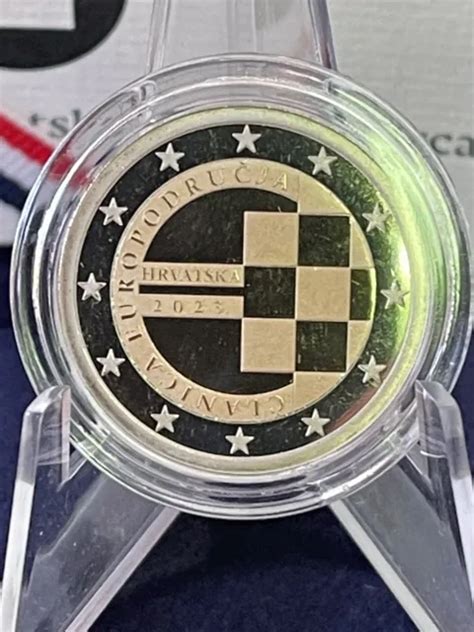 SET INTRO CROAZIA 2023 2 Euro Proof Coincard Divisionale BU Fdc In