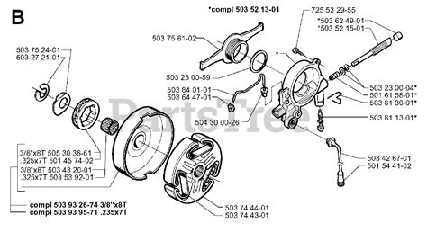 Jonsered 2063 Jonsered Chainsaw 1997 11 Clutch Oil Pump Parts Lookup With Diagrams Partstree