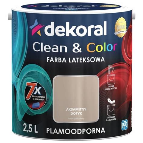 Dekoral Clean Color Farba Lateksowa Plamoodporna