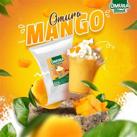 Jual Best Seller Bundling Kg Bubuk Minuman Omura Blend Rasa Mango