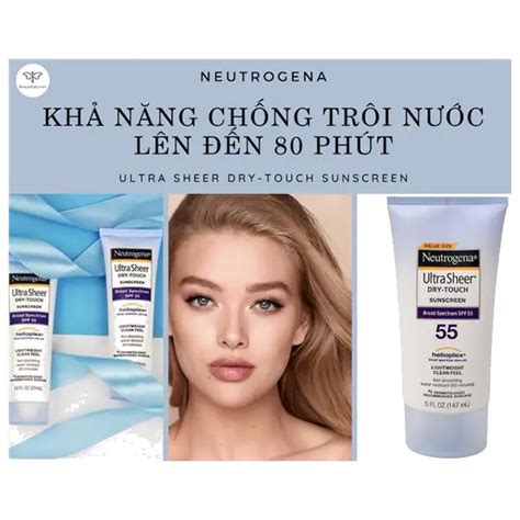 Kem Chống Nắng Neutrogena 55 147ml Ultra Sheer Dry Touch