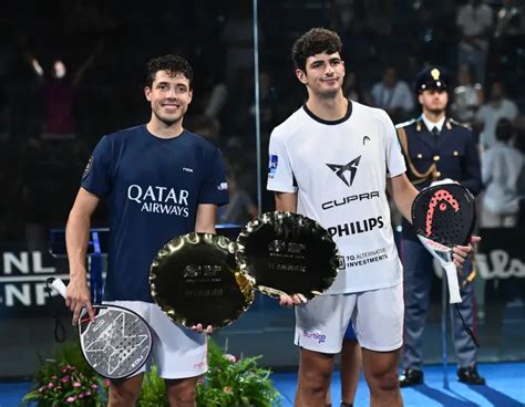 Tapia Y Coello Reinan En El Italy Major De Premier Padel Padelsuis