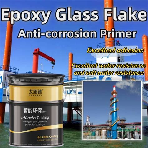 Two Component Epoxy Glass Flake Primer Long Acting Anti Corrosion Ship