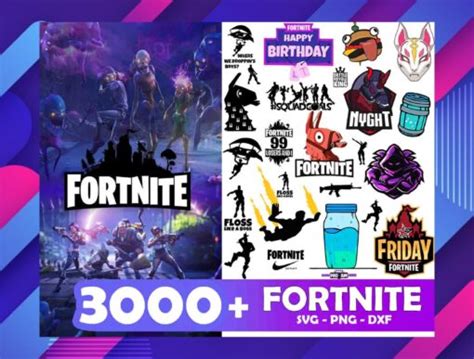 Fortnite Bundle Svg Bundle Cricut