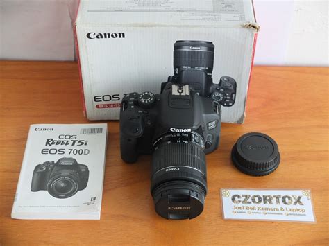 Canon 700D Kit 18 55mm IS STM Mulus Sc Rendah JUAL BELI KAMERA BEKAS