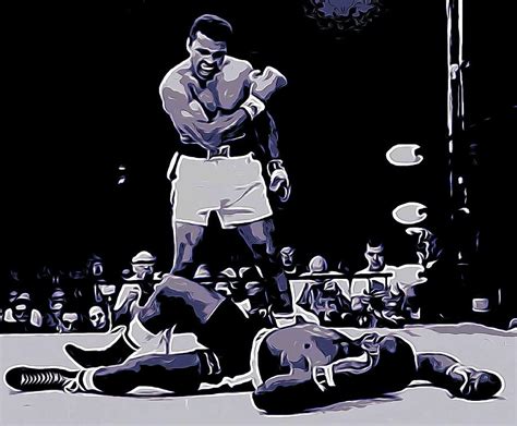 Ali Liston Phantom Punch Fight Painting by Daniel Zwicke - Fine Art America