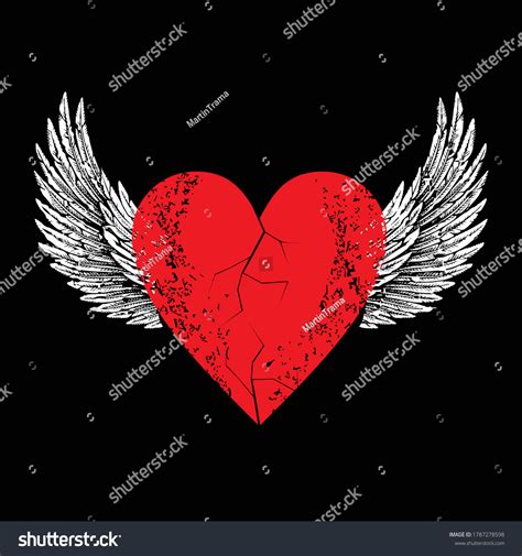 1,820 Broken Heart Wings Images, Stock Photos & Vectors | Shutterstock