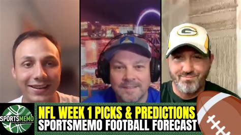 Nfl Week 1 Picks And Predictions Sportsmemo Football Forecast Nfl