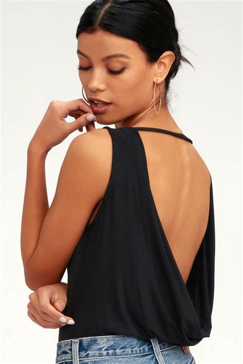 Sexy Bodysuit Backless Bodysuit Black Bodysuit Lulus