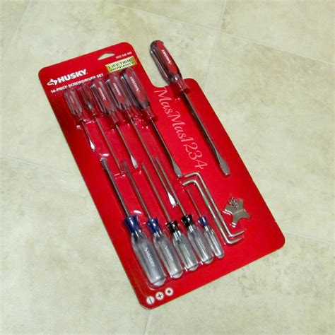 Husky 14 Piece Screwdriver Set Philips Torx Slotted Precision