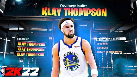 New Glitchy Klay Thompson Build In Nba K Best Season Build In