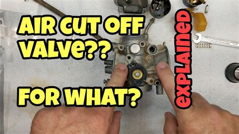 Air Cut Off Valve Explained Youtube