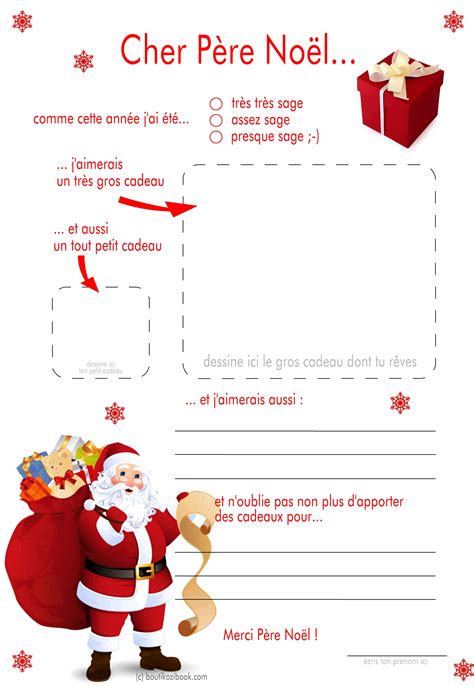 Modele De Lettre Ecrite Par Le Pere Noel