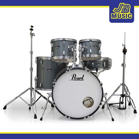 Pearl Roadshow 5 Pcs Drum Set 706 Charcoal Metallic Pc Drum Set