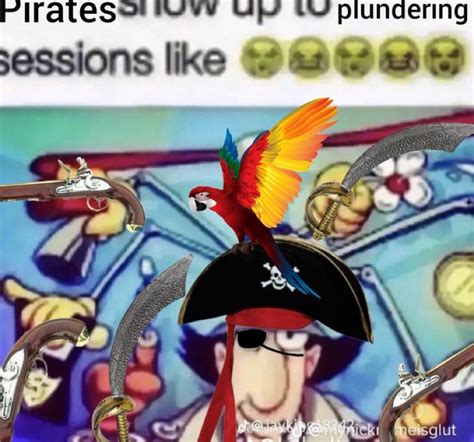 Pirate Posting On Twitter