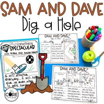 Sam and Dave Dig a Hole Read-Aloud Activity by Core Coaches | Teachers ...