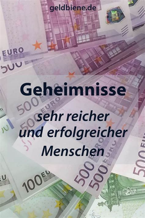 Geheimnisse Und Gewohnheiten Besonders Reicher Und Sehr Erfolgreicher